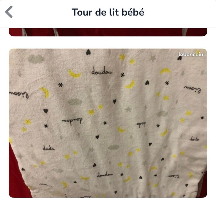 Tour de lit bébé - photo numéro 3