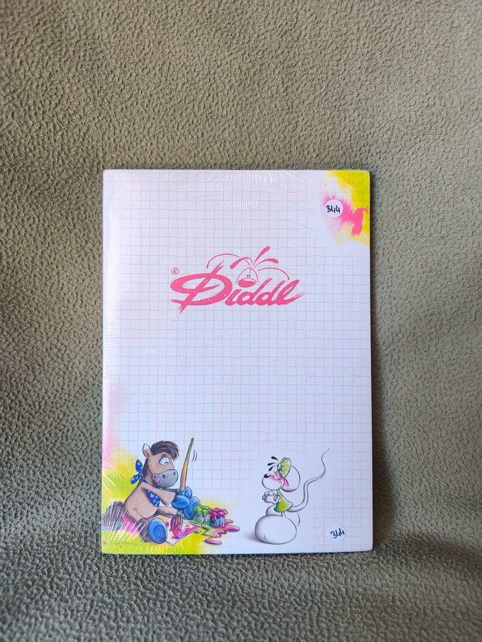 Diddl bloc Original Verpackt sous blister A5 Diddlina et Galupy