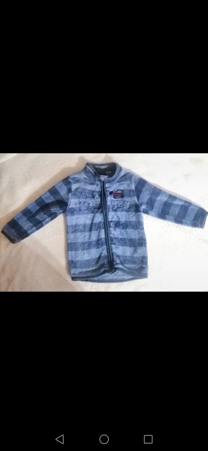 Veste pyjama polaire