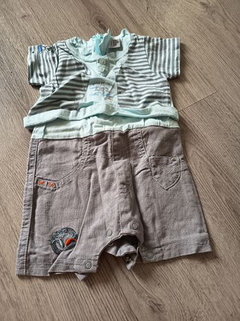 Salopette short 1 mois