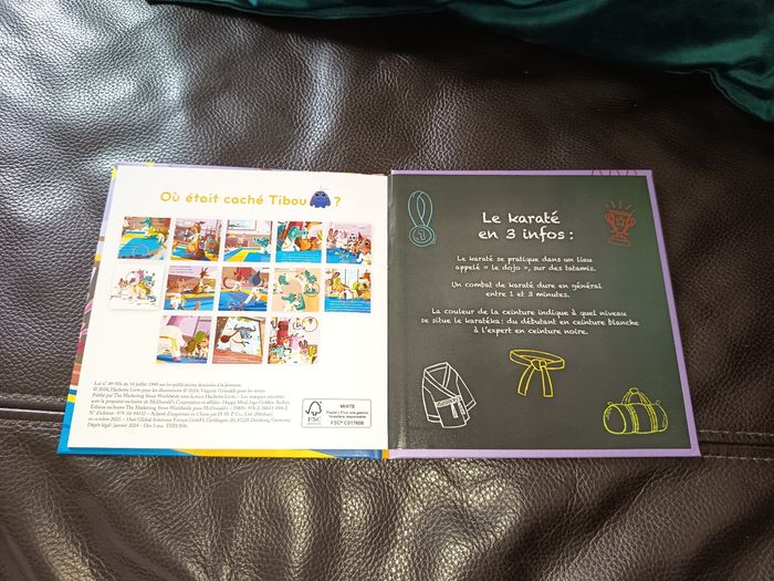 Livre album enfant Mac Do, Le tournoi de karaté, Éditions Hachette Jeunesse, NEUF - photo numéro 3