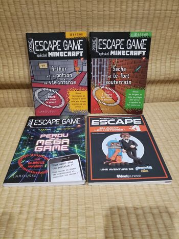 Lot de 4 escape game poche