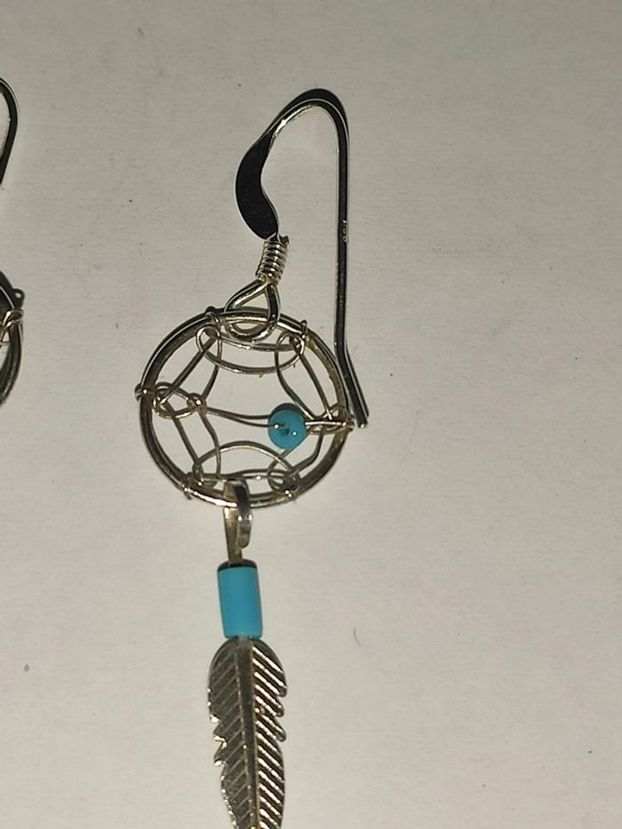 Boucles d'oreilles attrape rêve - photo numéro 9