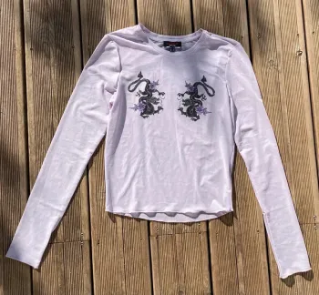 Tee-shirt lilas en voiles 36 Jennyfer