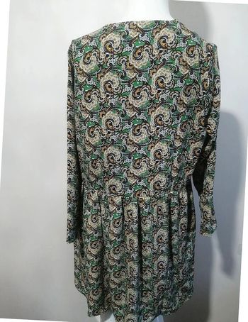 robe casual Galeries Lafayette vert taille 42