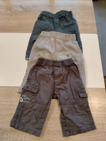 Lot 3 pantalons léger