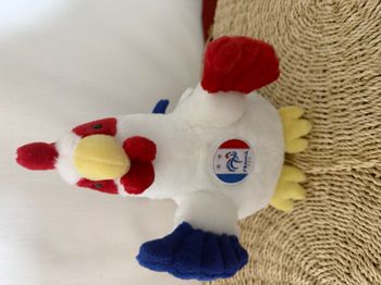 Peluche FFF Coq Bleu blanc rouge