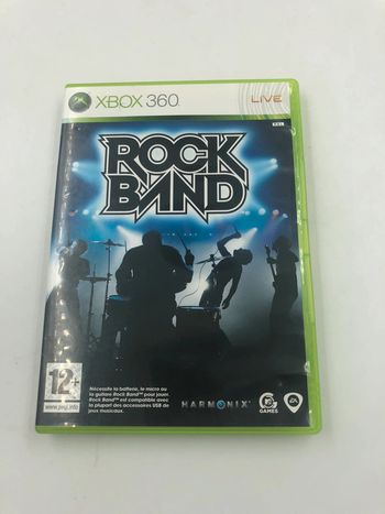 Jeu vidéo RockBand sur console Xbox 360