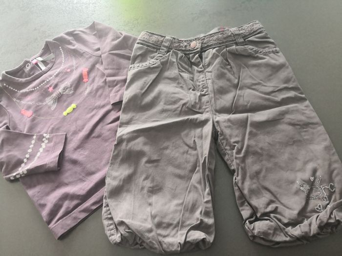 T-shirt et pantalon fille