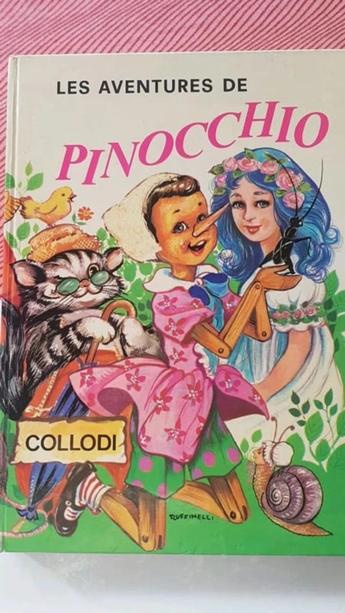 Livre vintage Pinocchio