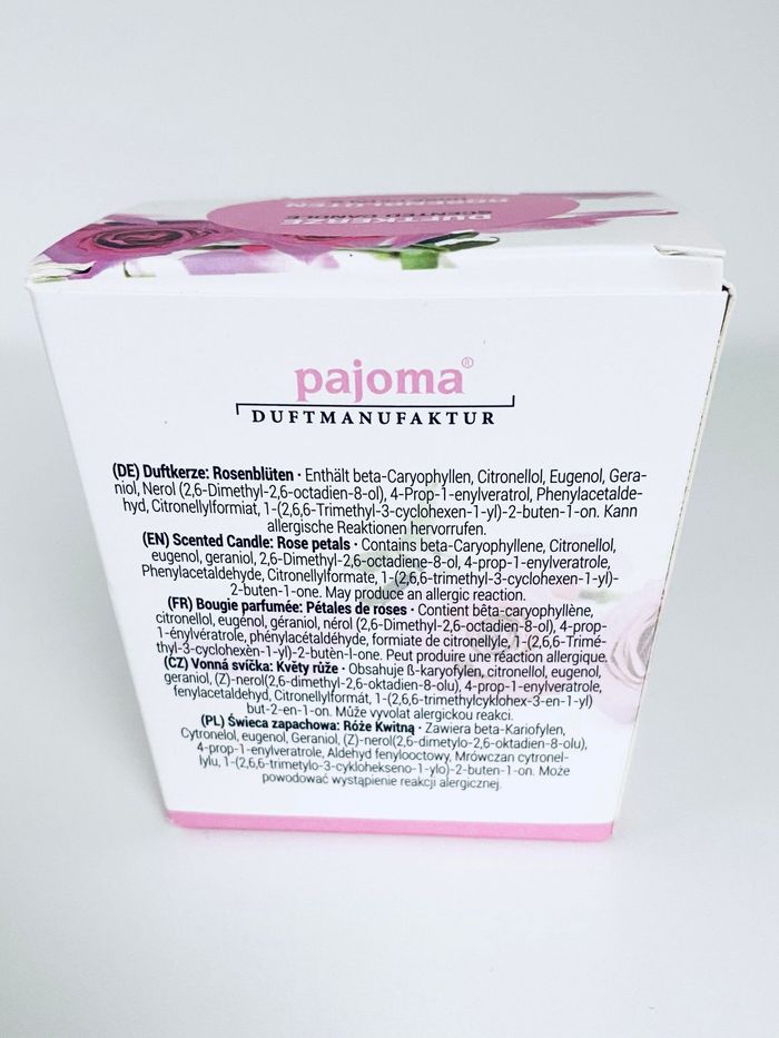 Bougie - Rose pétales - 120 gr - 25 heures - photo numéro 2