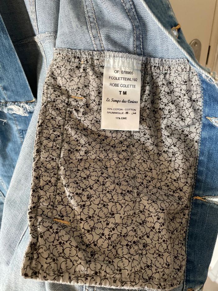 Robe en jean Le Temps des Cerises taille M - photo numéro 4