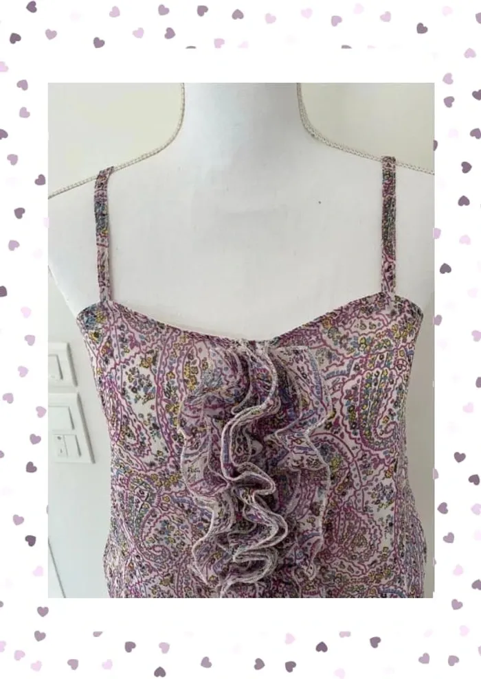 Morgan Jolie Robe Violette Estivale Taille 36/S - photo numéro 3