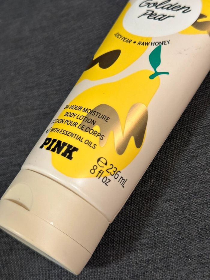 Lait hydratant Corps - Pink Victoria’s Secret - Golden Pear (Poire) Honey 236ML Neuf - photo numéro 4