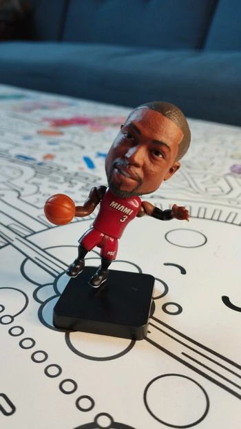 Petite figurine basket-ball NBA neuve Dwyane Wade Miami heat