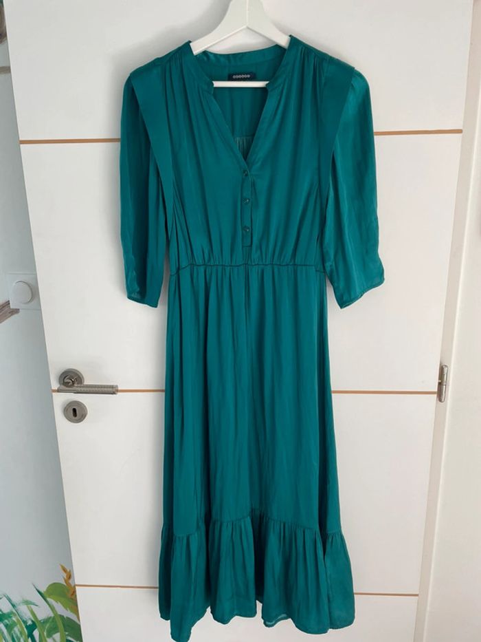 Robe longue verte sapin XS Bonobo - photo numéro 3