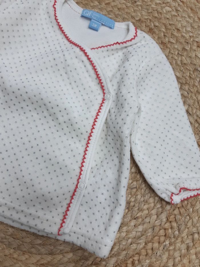 Pull à motif pois TQF 3 mois - photo numéro 2