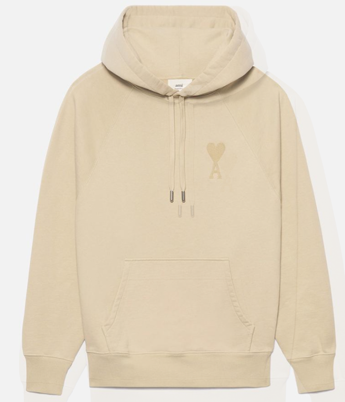 Hoodie Ami Paris couleur Beige taille M
