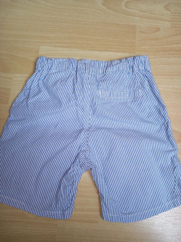 Short à rayures élégant idéal cérémonie H&M excellent état 12/18 mois - photo numéro 5