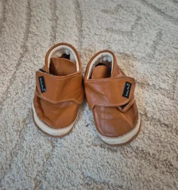 Chaussons cuir bébé 19
