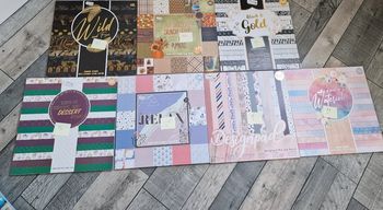 Lot de blocs scrapbooking
