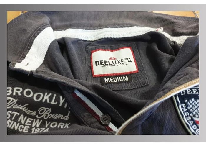 Polo homme Deeluxe 74 M gris - photo numéro 7