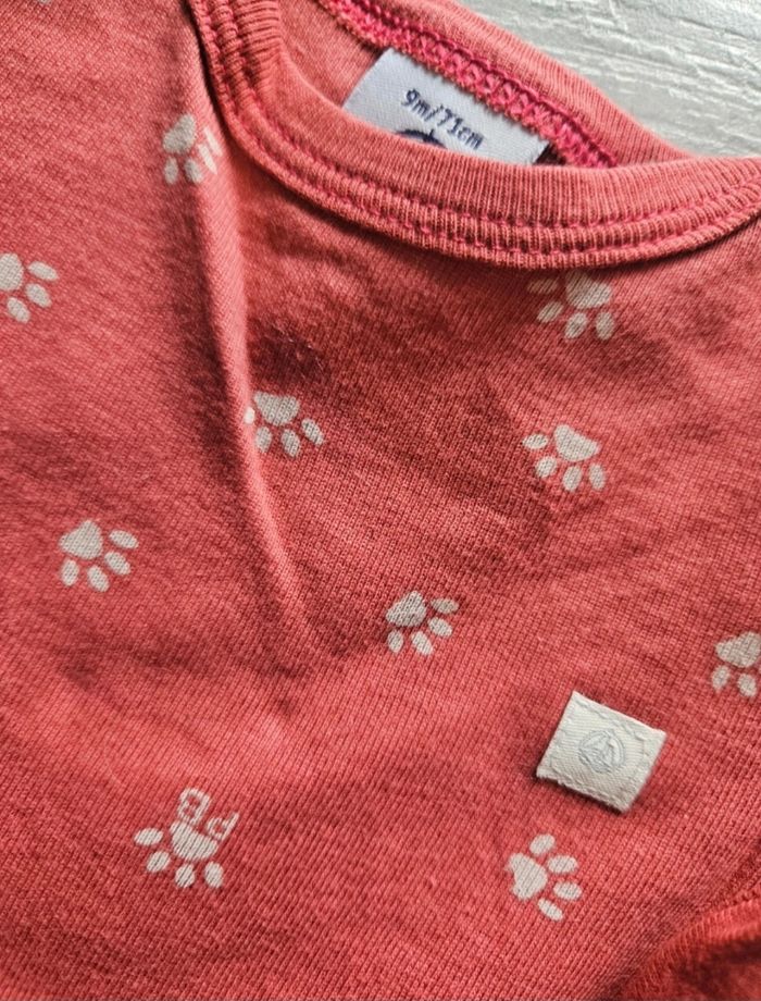 Lot de bodies + pyjama Petit bateau 9 mois - photo numéro 4