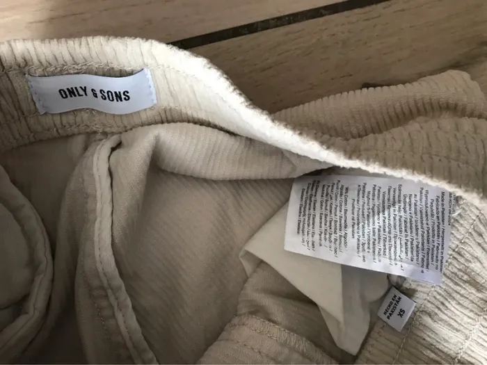 Pantalon beige only & sons XS - photo numéro 4