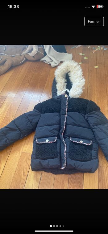 Veste doudoune fourré