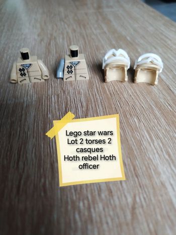 Lego star wars lot 2 torse et 2 casques Hoth
