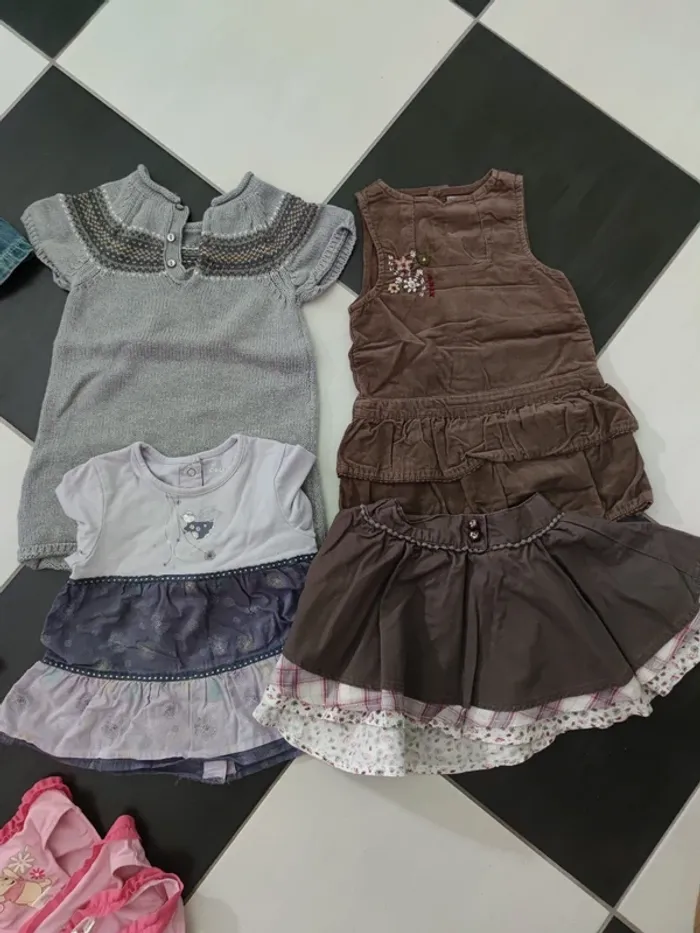Lot de 18 vêtements fille de 3 mois à 3 ans - photo numéro 2