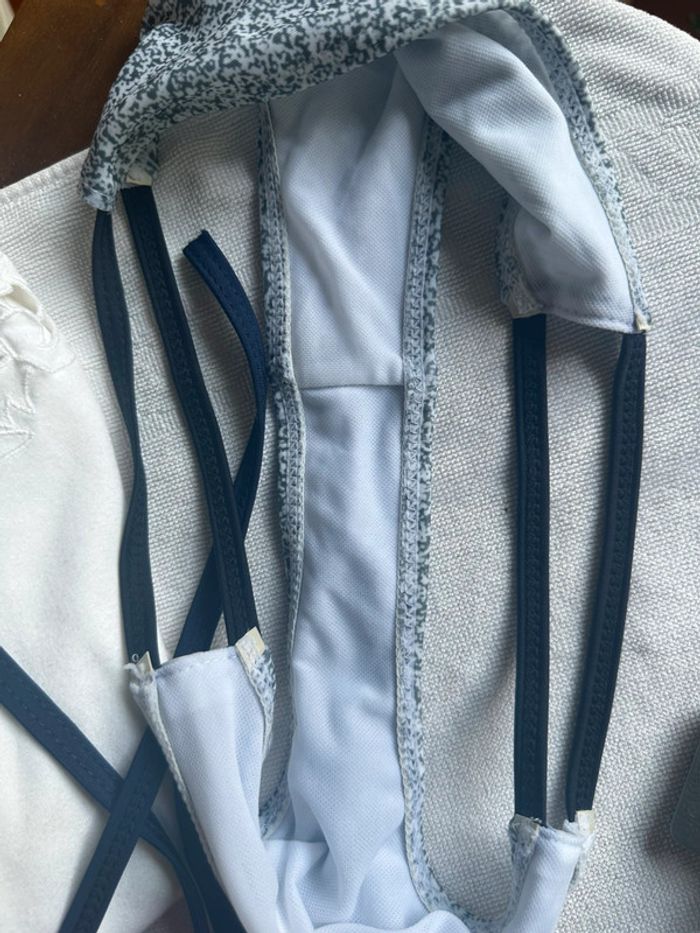 Maillot de bain 2 pièces bleu et blanc – Shein 🌸 - photo numéro 12