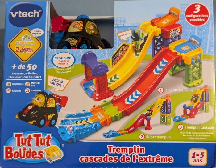 Jouet Tremplin cascade voiture Vtech