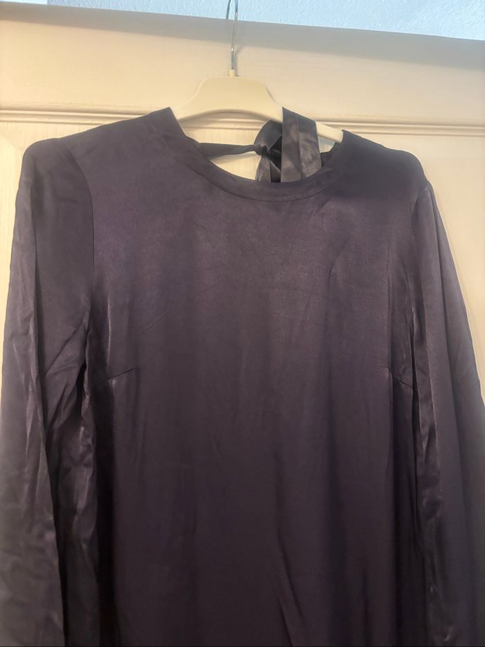 Robe manches longues satinée Sandro taille 1 - photo numéro 2