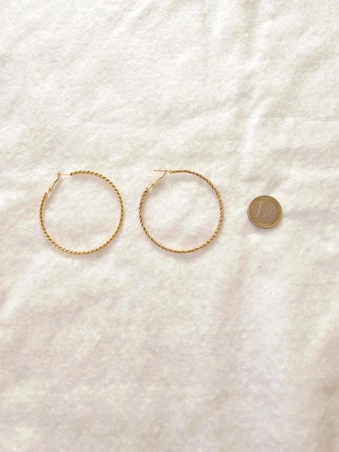 Magnifique créoles torsadées - photo numéro 2