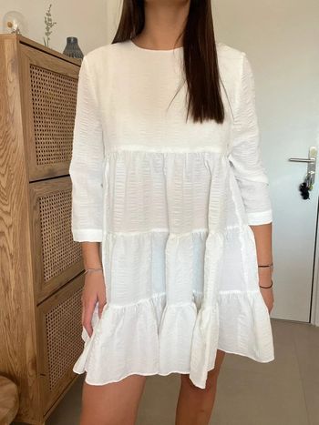 Robe Sharon blanche Zara neuve