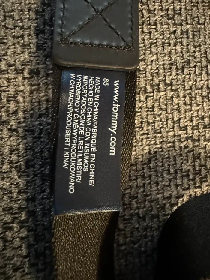 Ceinture Tommy Jeans noire 85 cm neuve - photo numéro 4