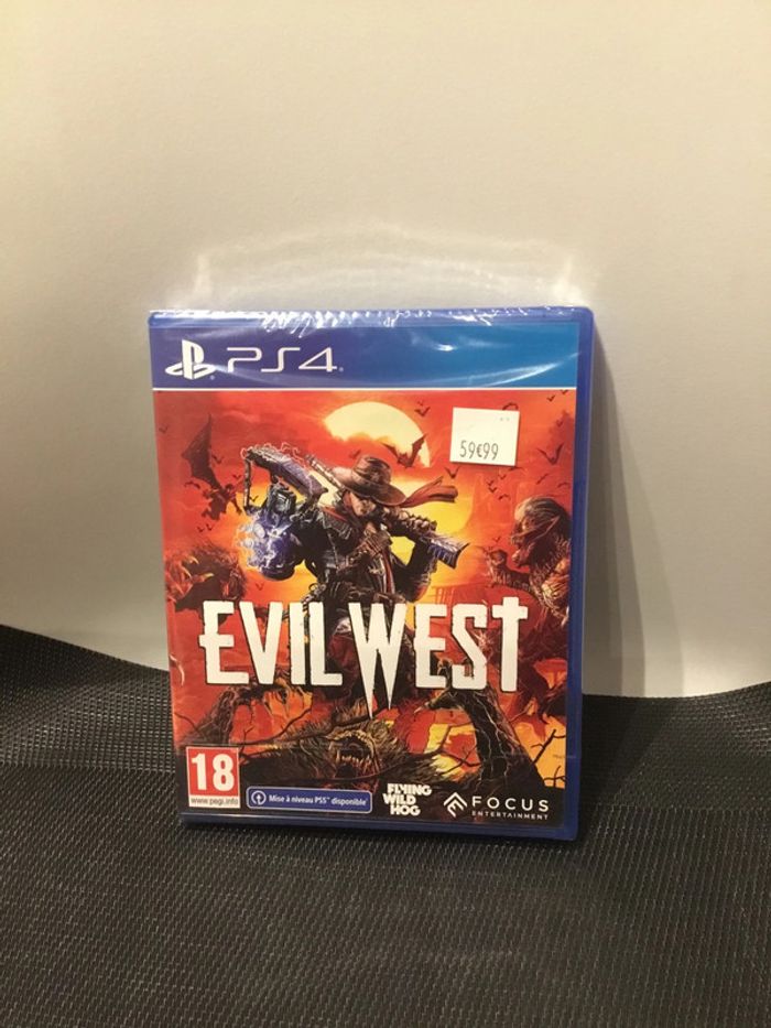 Jeu PS4 Evil West Sony PlayStation 4 neuf sous blister mise à jour PS5