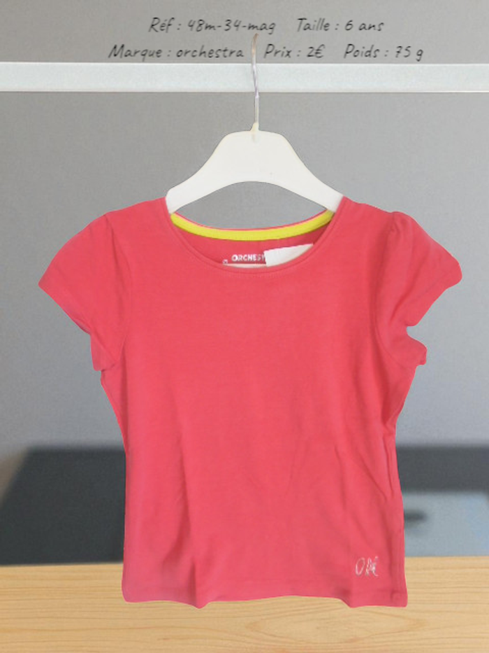 T-shirt 6 ans Orchestra (48m-34-mag)