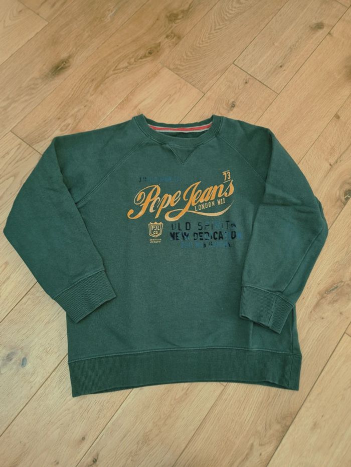 Sweat vert bouteille 10 ans - photo numéro 3