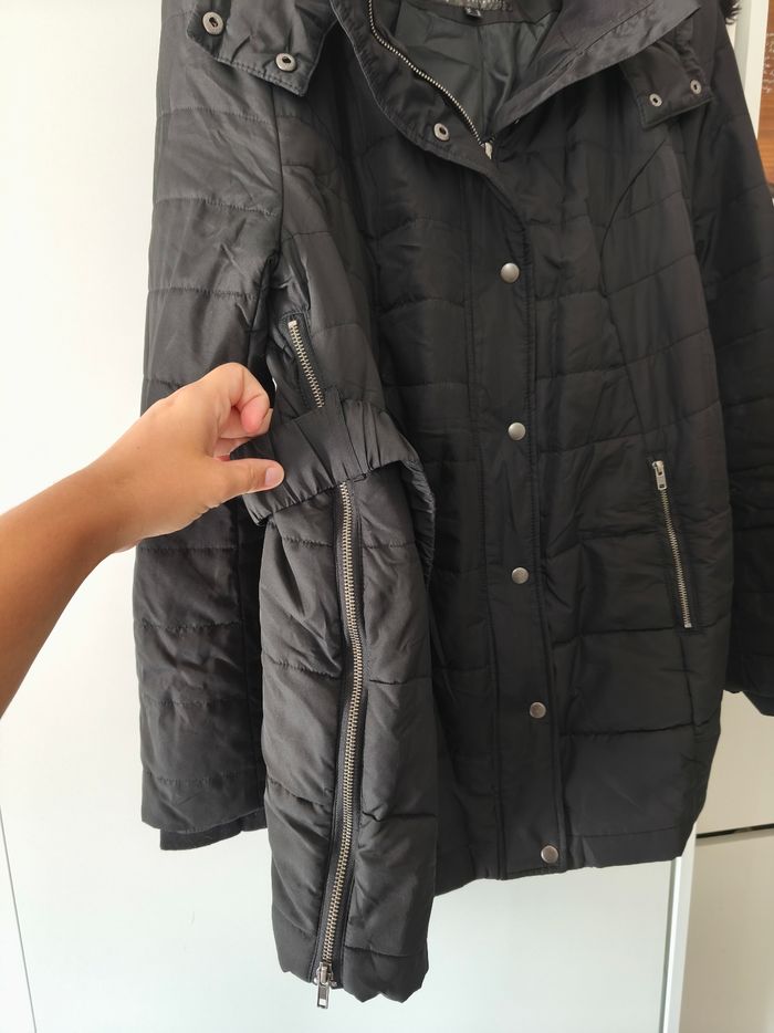 Manteau doudoune grossesse et portage - photo numéro 3