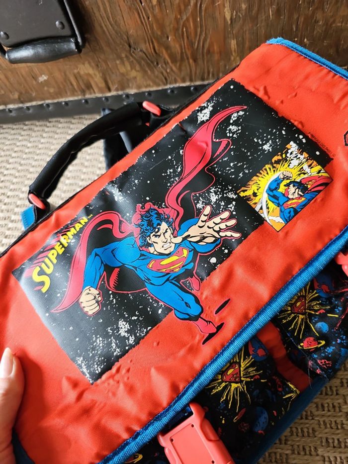 Cartable superman vintage - photo numéro 5