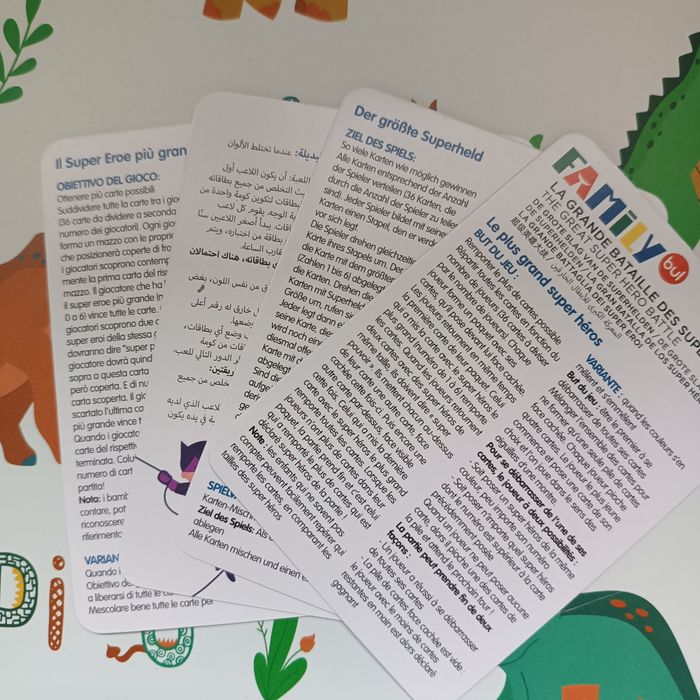 Jeu de cartes "la grande bataille des super-héros" de chez familybul - photo numéro 3