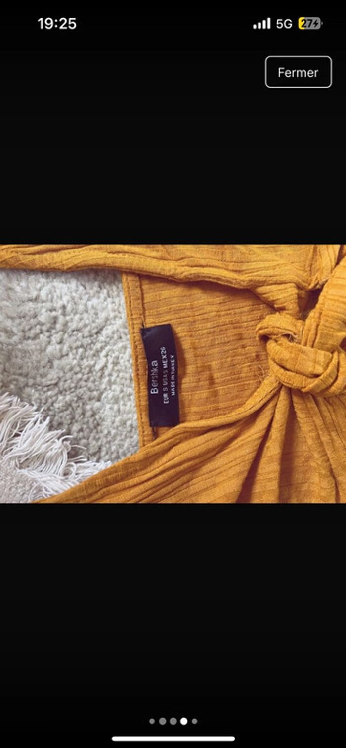 Ensemble short et haut court à noué bershka primark - photo numéro 4