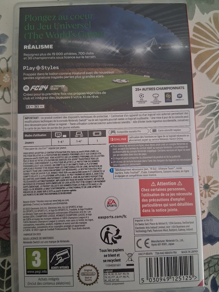 Jeu switch fc24 - photo numéro 2