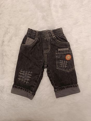 Jean taille élastique T. 6 mois Tissaia