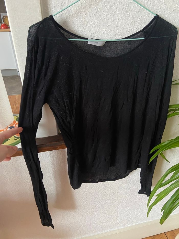 Haut noir transparent Cache-Cache - photo numéro 3