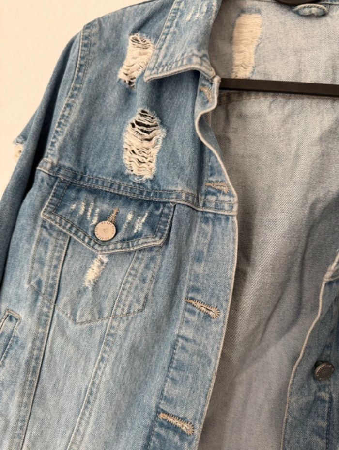 Veste en jean femme - taille M / 38 - photo numéro 2