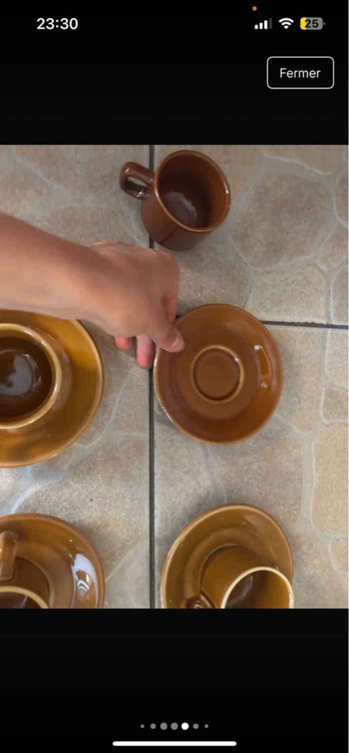 Services de9 tasse avec les sous tasse - photo numéro 5