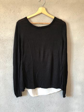 Pull léger en trompe l’œil taille M
